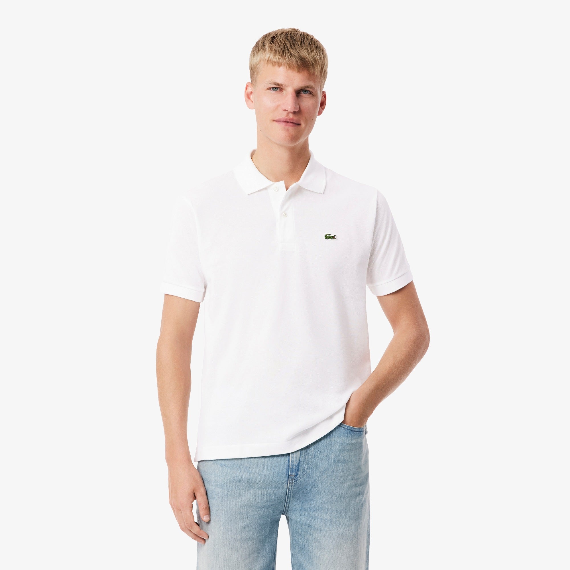 LACOSTE Polo majica bijela