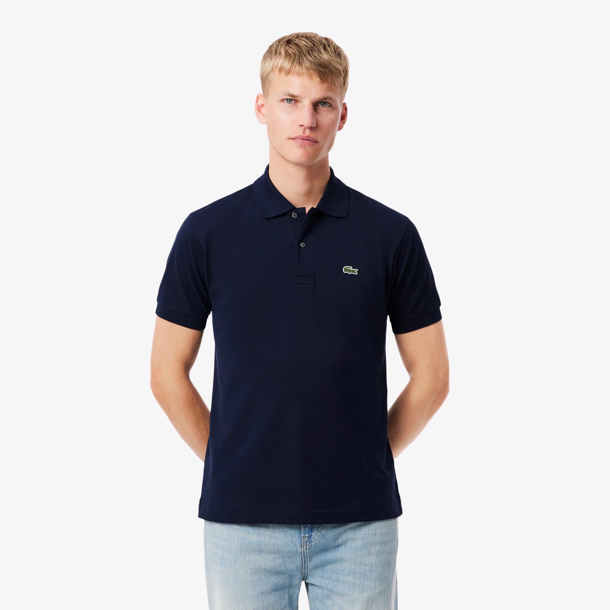 LACOSTE Polo majica mornarsko-plava