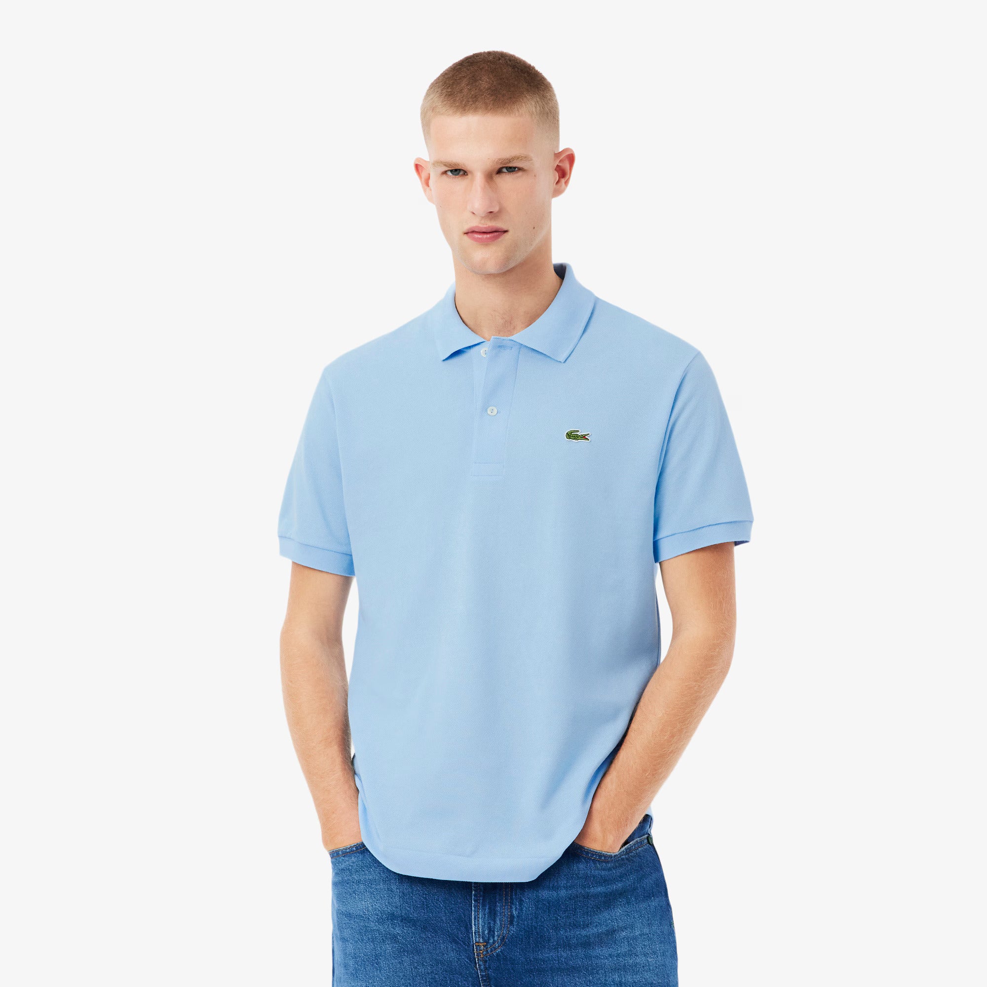 LACOSTE Polo majica svijetloplava