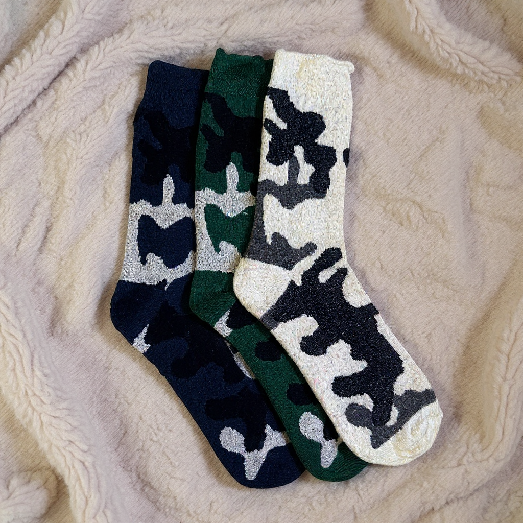 BLEUR Termo unisex čarape camouflage